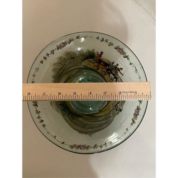 Extremely Rare Ludwig Moser Hand Blown, Hand Painted Enamel Bowl 🛑 - Picture 14 of 15